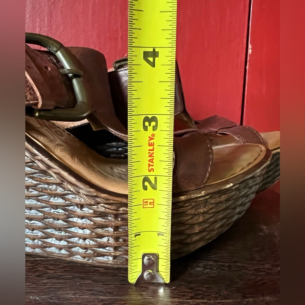 Born Brown Wedge Sandals - Picture 6 of 7